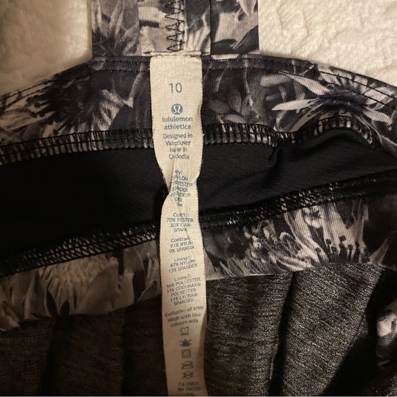 Lululemon Rest Less Tank heather black flowabunga - Picture 6 of 8